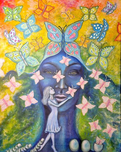 "La niña interior" by Monica Janer, 油畫 for Sale on Singulart