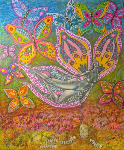 "Alas del Renacer" di Monica Janer, Pittura in vendita su Singulart