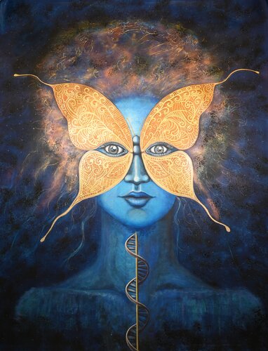 Ascensión de la Mariposa van Monica Janer, Schilderij te koop op Singulart