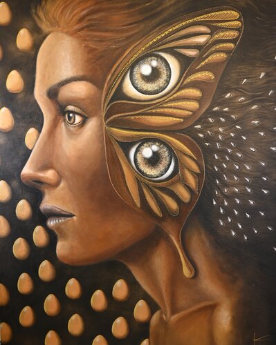 ARCANA EL DESPERTAR DE LA MIRADA di Monica Janer, Pittura in vendita su Singulart