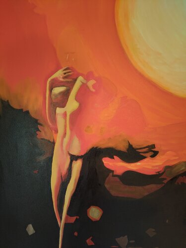 NU au SOLEIL de ROGER TANZI, Pintura a la venta en Singulart