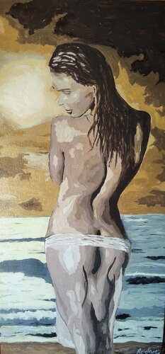 LA SIRENE van ROGER TANZI, Schilderij te koop op Singulart