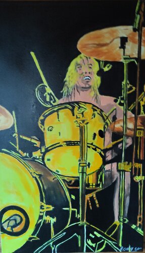 Batteur blond de ROGER TANZI, Pintura a la venta en Singulart