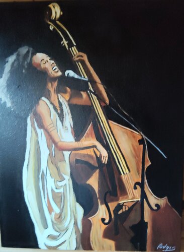 VIOLONCELLE by ROGER TANZI, Painting for Sale on Singulart