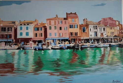 Cassis le port von ROGER TANZI, Malerei kaufen auf Singulart