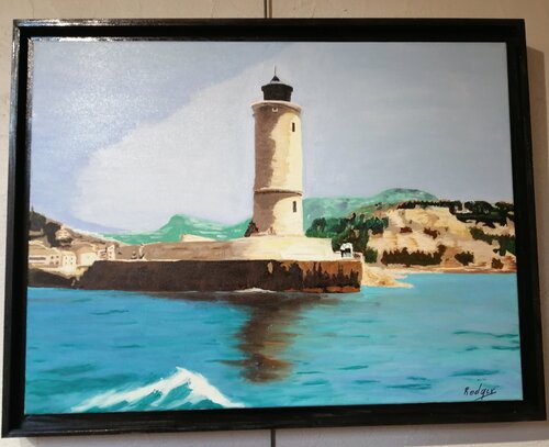 Cassis le phare von ROGER TANZI, Malerei kaufen auf Singulart