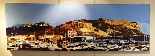 Cassis Panoramique von ROGER TANZI, Malerei kaufen auf Singulart