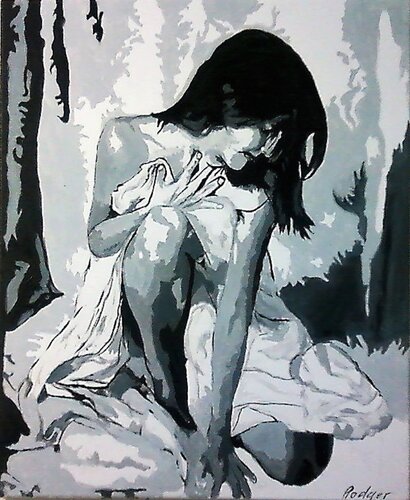 Karine di ROGER TANZI, Pittura in vendita su Singulart