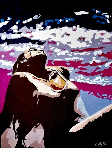 Le Bain von ROGER TANZI, Malerei kaufen auf Singulart