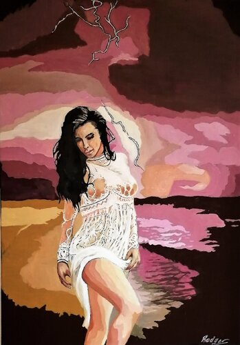 La Plage van ROGER TANZI, Schilderij te koop op Singulart