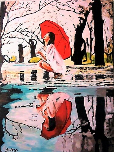 Sous la Pluie von ROGER TANZI, Malerei kaufen auf Singulart