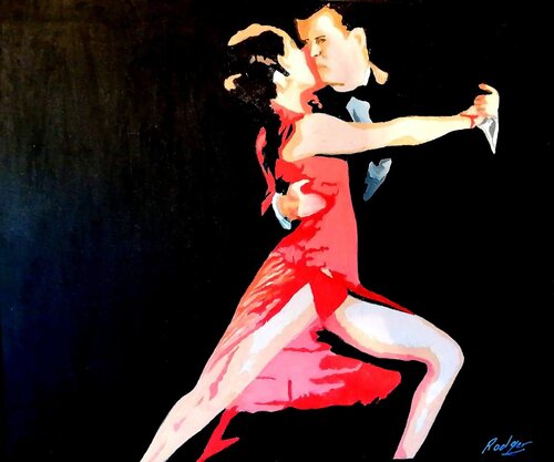 Tango argentin von ROGER TANZI, Malerei kaufen auf Singulart
