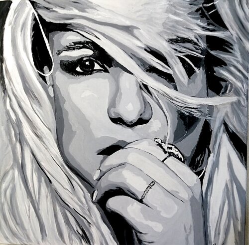 Britney by ROGER TANZI, Painting for Sale on Singulart