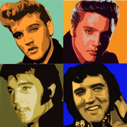 Elvis von ROGER TANZI, Malerei kaufen auf Singulart