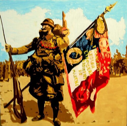 Le Poilu di ROGER TANZI, Pittura in vendita su Singulart