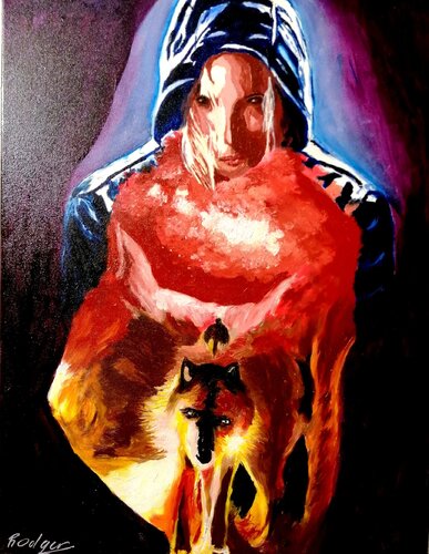 Le loup by ROGER TANZI, Painting for Sale on Singulart