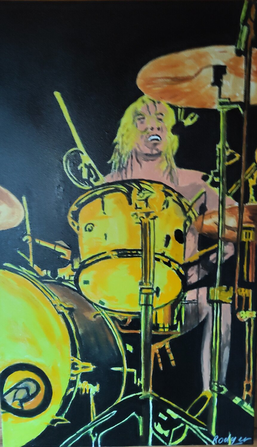 Batteur blond ROGER TANZI