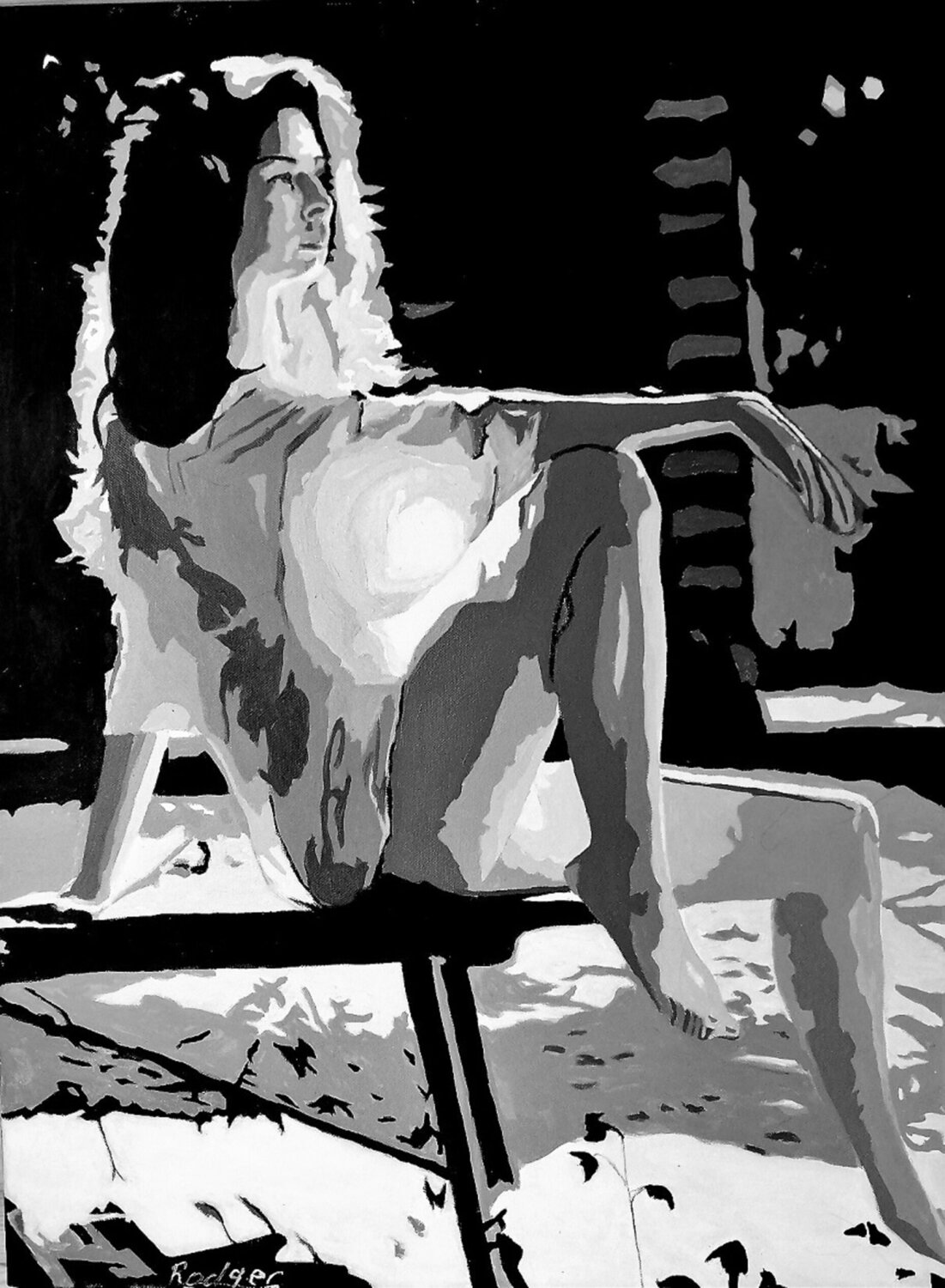 Sur un banc ROGER TANZI