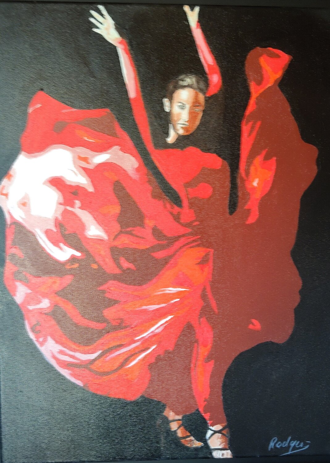 Flamenco rouge ROGER TANZI