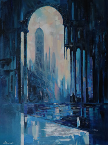 The Orpheus Shadow by Maksym Stasiuk, Painting for Sale on Singulart