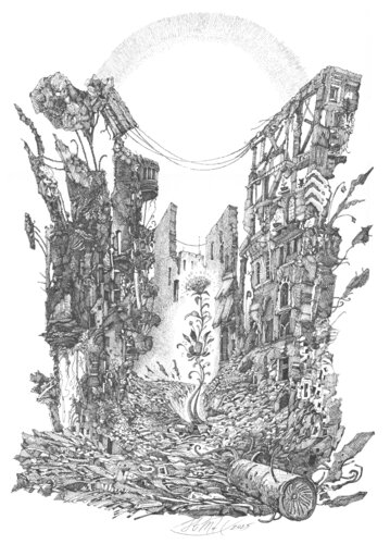 Rebirth by Maksym Stasiuk, Work on Paper for Sale on Singulart