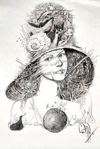 The Inner Orchard di Maksym Stasiuk, Disegno in vendita su Singulart