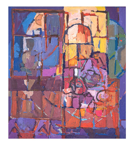 Lamp by the window von Catherine Imhof-Cardinal, Malerei kaufen auf Singulart