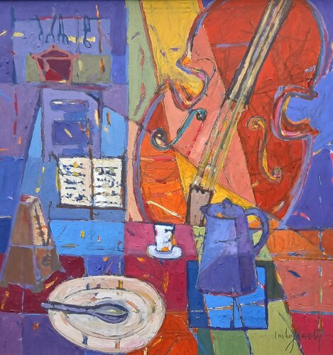 Soup and Practice von Catherine Imhof-Cardinal, Malerei kaufen auf Singulart