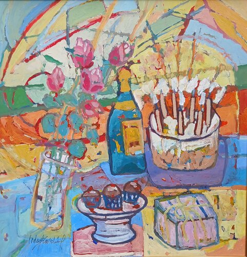 Celebration de Catherine Imhof-Cardinal, Pintura a la venta en Singulart