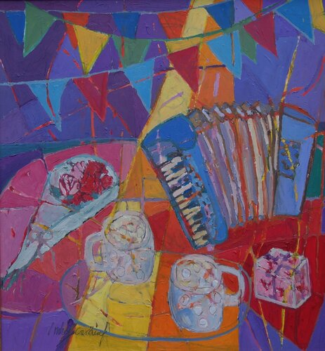 Birthday Party van Catherine Imhof-Cardinal, Schilderij te koop op Singulart