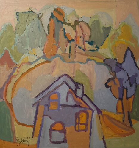 Lac en Foret von Catherine Imhof-Cardinal, Malerei kaufen auf Singulart