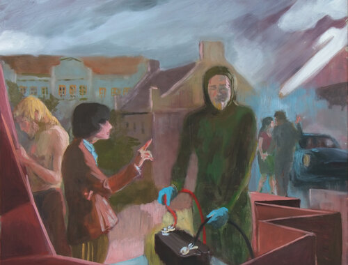 Voltage van Pavel Kryz, Schilderij te koop op Singulart