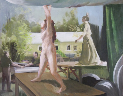 Curtain von Pavel Kryz, Malerei kaufen auf Singulart