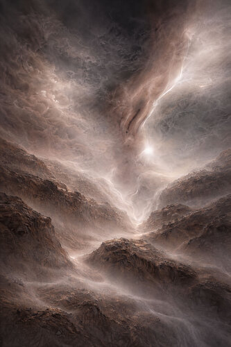 Ur IV — Derived Landscape von Denis Leclerc, Druck kaufen auf Singulart