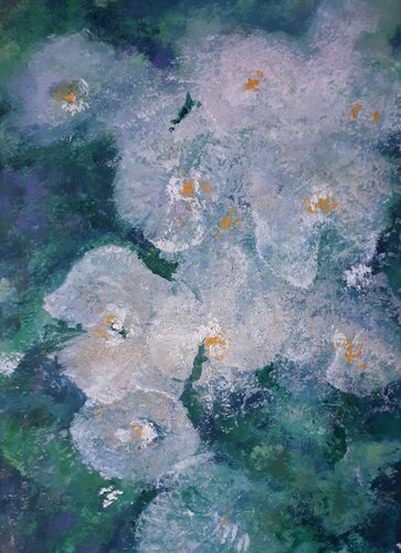 Abstract Orchids van Olga Onopko, Schilderij te koop op Singulart