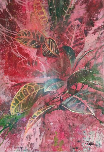 Croton van Olga Onopko, Schilderij te koop op Singulart