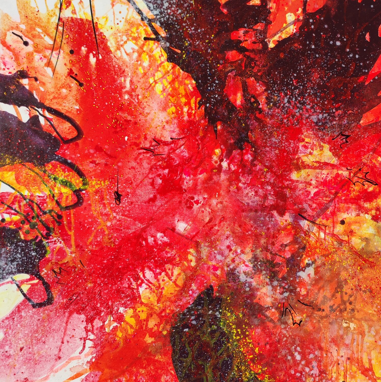 Red maples of Paris Olga Onopko