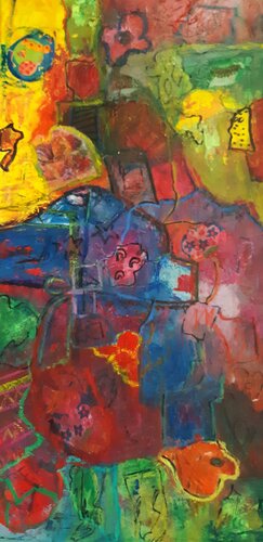 ETRANGE van Danièle MERCIER-LUTZ, Schilderij te koop op Singulart
