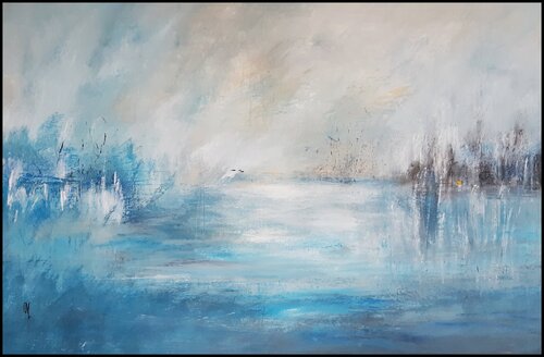 LE REVE BLEU von Danièle MERCIER-LUTZ, Malerei kaufen auf Singulart