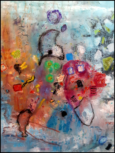RÊVES  ÉCLATÉS di Danièle MERCIER-LUTZ, Pittura in vendita su Singulart