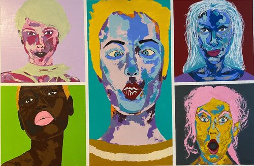 FACES von Arya, Malerei kaufen auf Singulart