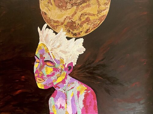 THE SHINING MOON von Arya, Malerei kaufen auf Singulart
