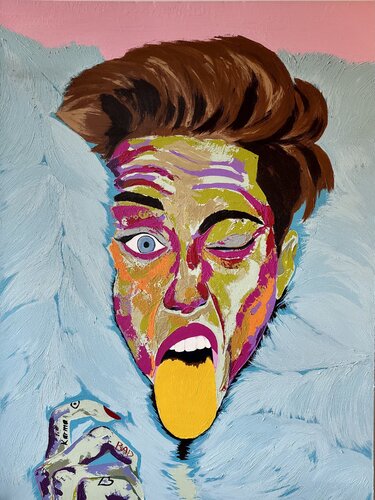 COLORS OF MILEY CYRUS von Arya, Malerei kaufen auf Singulart