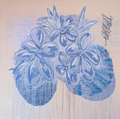 here by Nina Kipper, Painting for Sale on Singulart