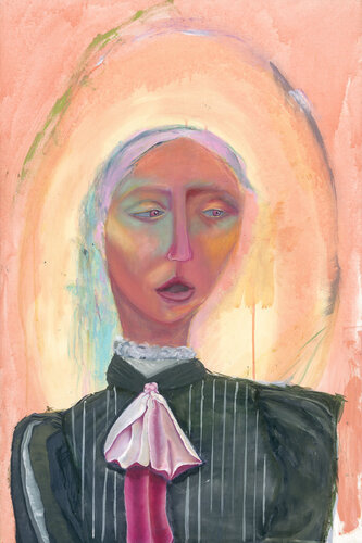 A Portrait of a Woman, Circa 1890 de Shannon McKee, Pintura a la venta en Singulart