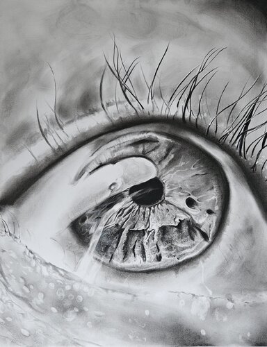 Oeil by Alexis TROUDE, 소묘 for Sale on Singulart