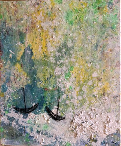 THE SEA1 by JOSE LUIS ANSON, 회화 for Sale on Singulart