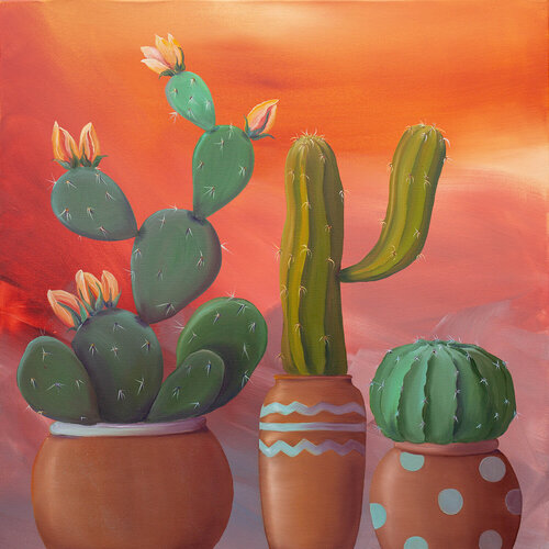 Sultry heat di Svitlana Miku, Pittura in vendita su Singulart