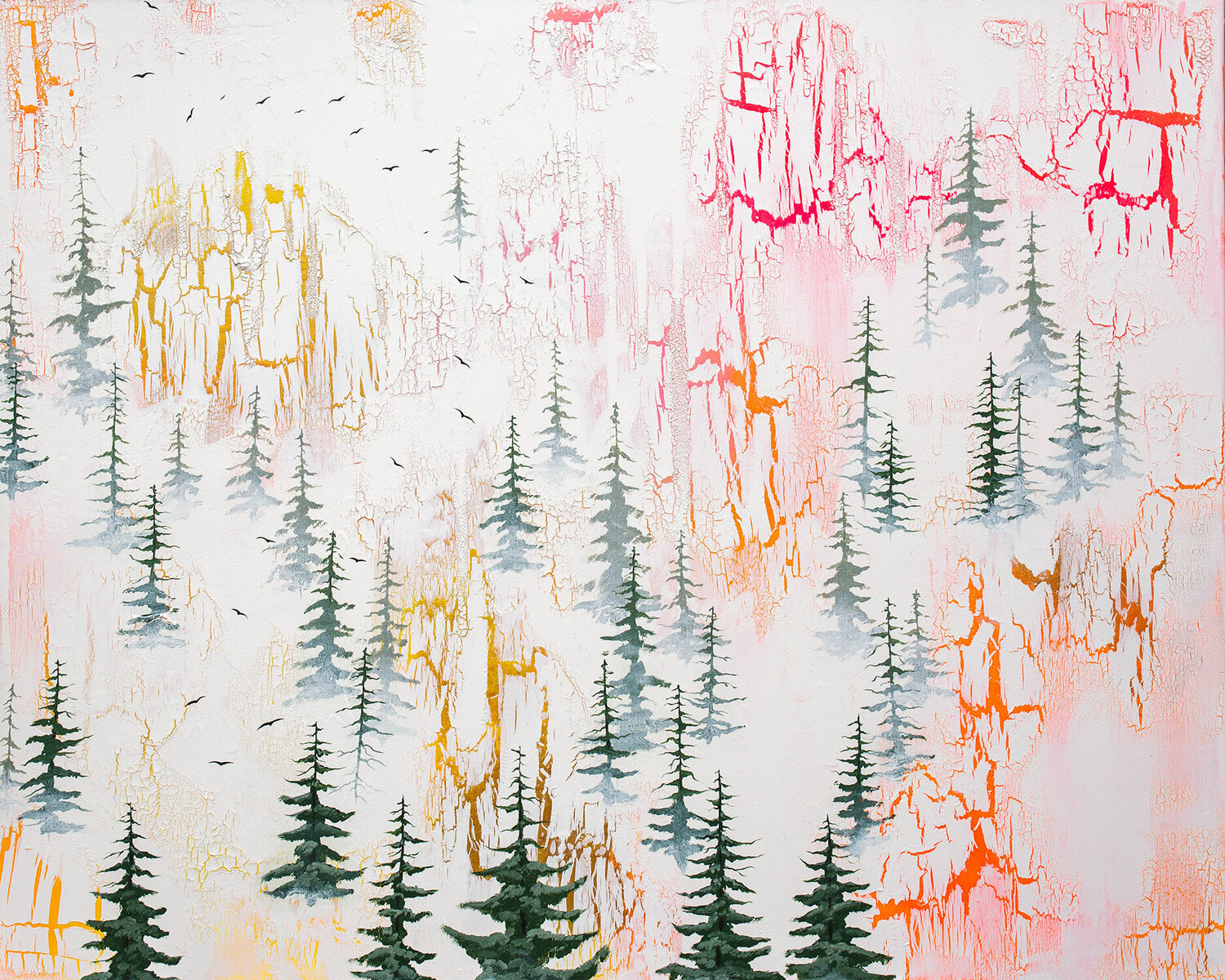 Mystical pine forest Svitlana Miku