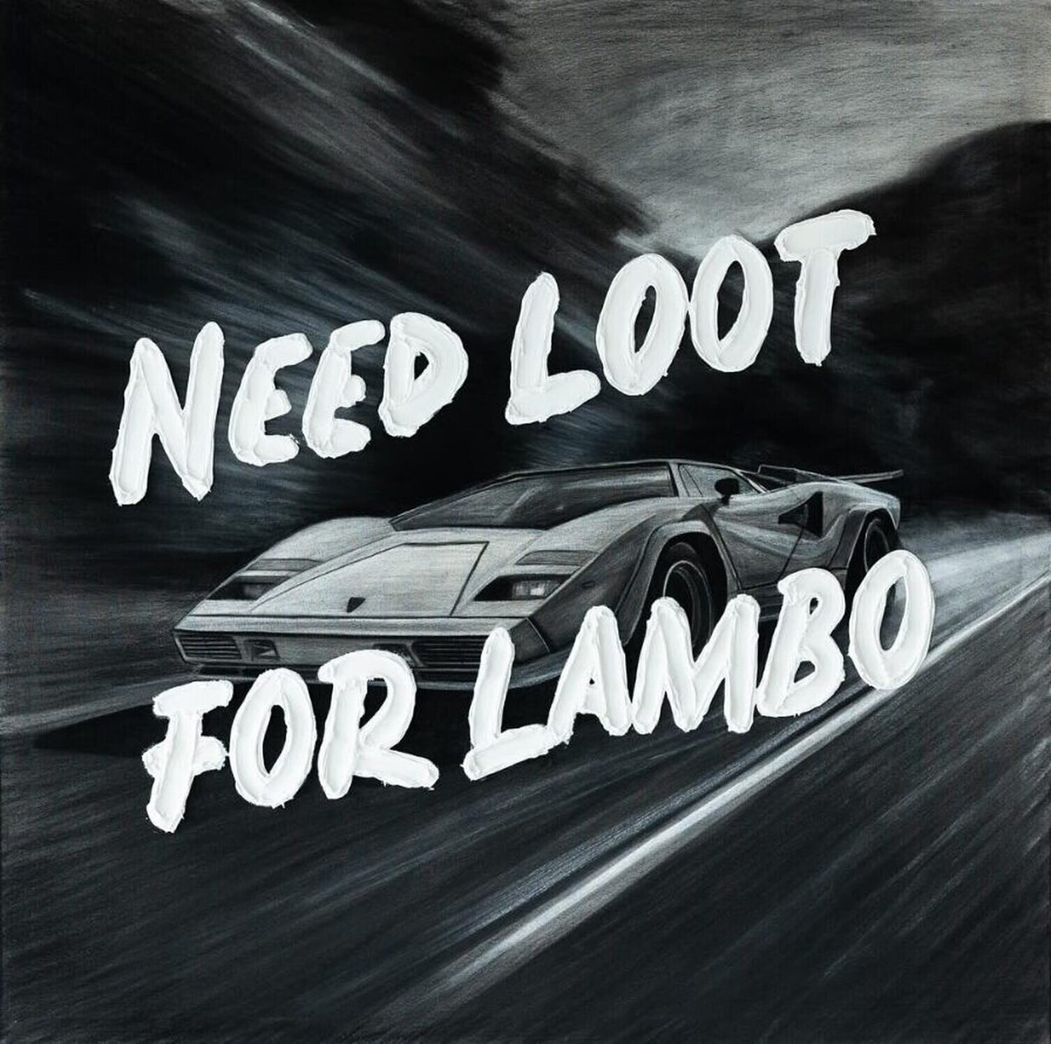 Need Loot for Lambo Werner Bronkhorst Stampa in vendita